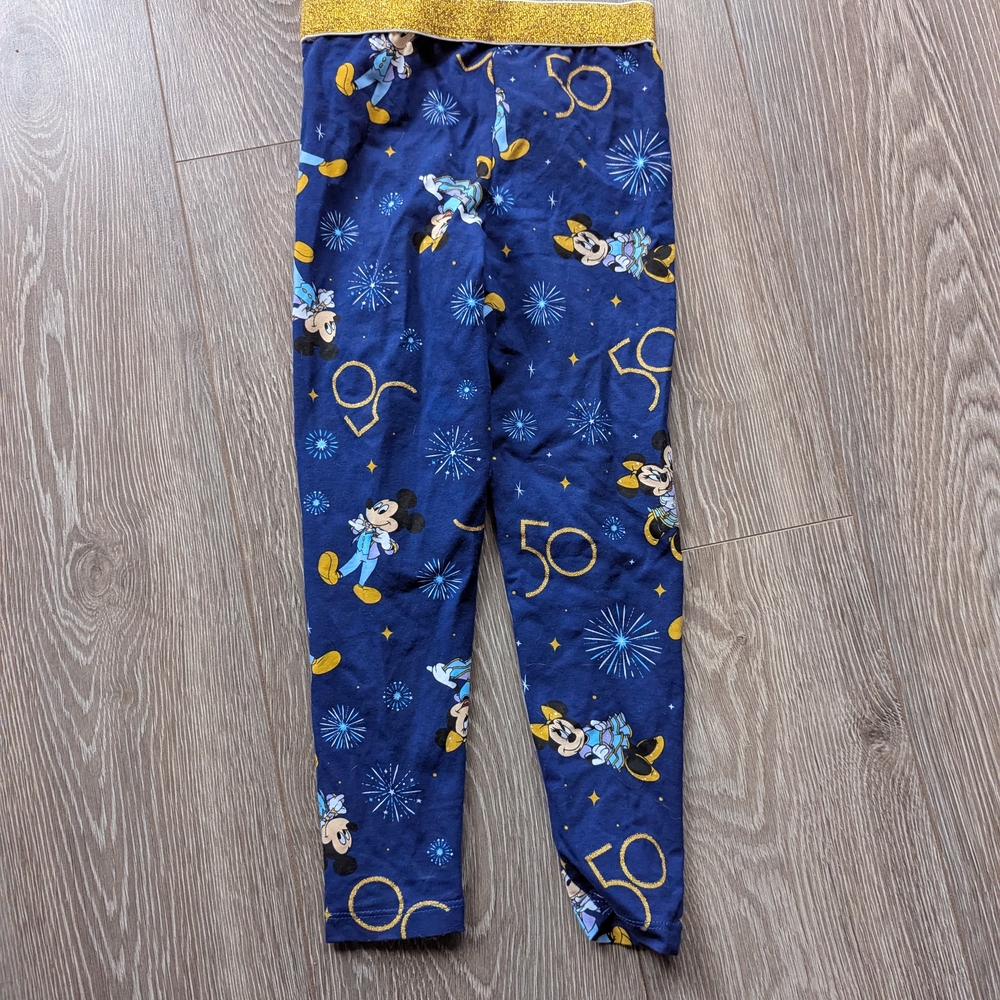 Disney Blue and Gold Leggings